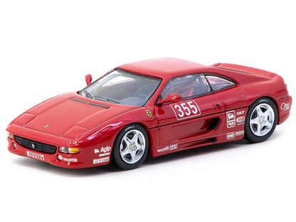 Ferrari F355 Challenge #355 "Presentation" Red "Hobby64" Series 1/64 Diecast Model by Tarmac Works