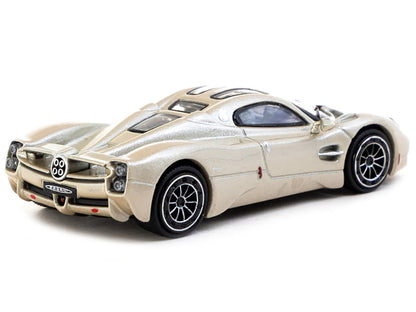 Pagani Utopia Rinascimento Silver Metallic "Global64" Series 1/64 Diecast Model by Tarmac Works