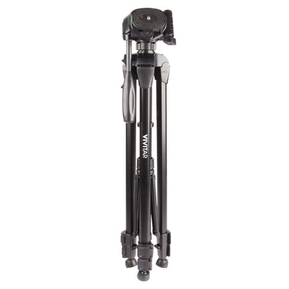 Vivitar VIV-VPT-3662 Professional Tripod with 3-Way Fluid Pan Head (62 Inches)