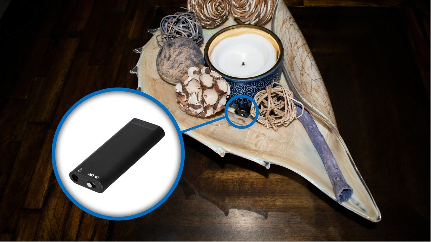 Portable USB Covert MIC REC Hidden Surveillance Audio Recorder + Rechargeable
