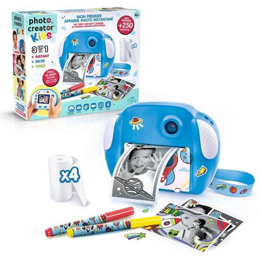 PHOTO CREATOR - Junior instant print camera - Rocket theme - CLK 011 - Canal Toys