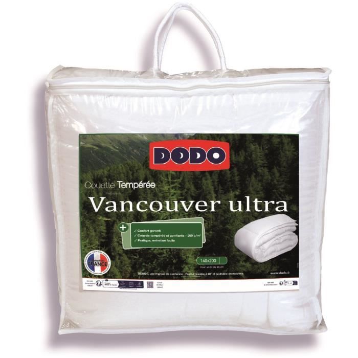 Dodo Vancouver Duvet - 140x200 cm - Ultra temperate - Made in France