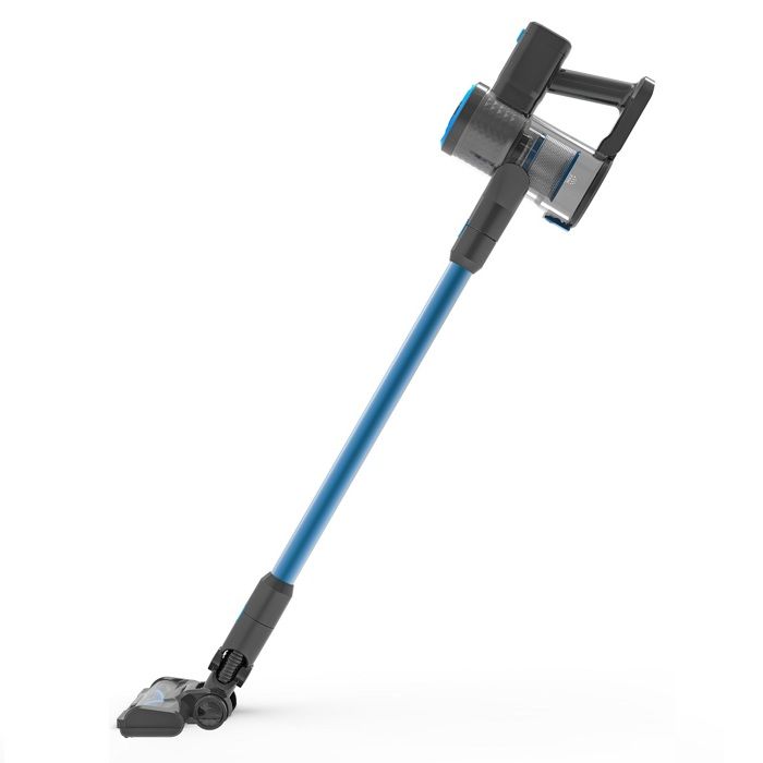 ARTHUR MARTIN -AM0202AC - Cordless stick vacuum cleaner - 150 W - 40 min - Includes 2 removable batteries - 0.7 L - Blue