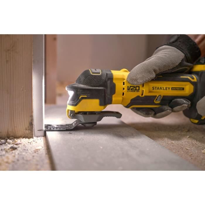 Brushless Oscillating Tool - STANLEY FATMAX V20 - SFMCE510B-XJ - Lithium 18V - Without Battery