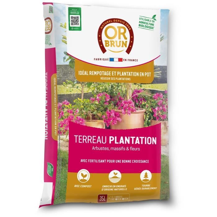 Planting soil - BROWN GOLD - OBRTPLAN35N - 35 L