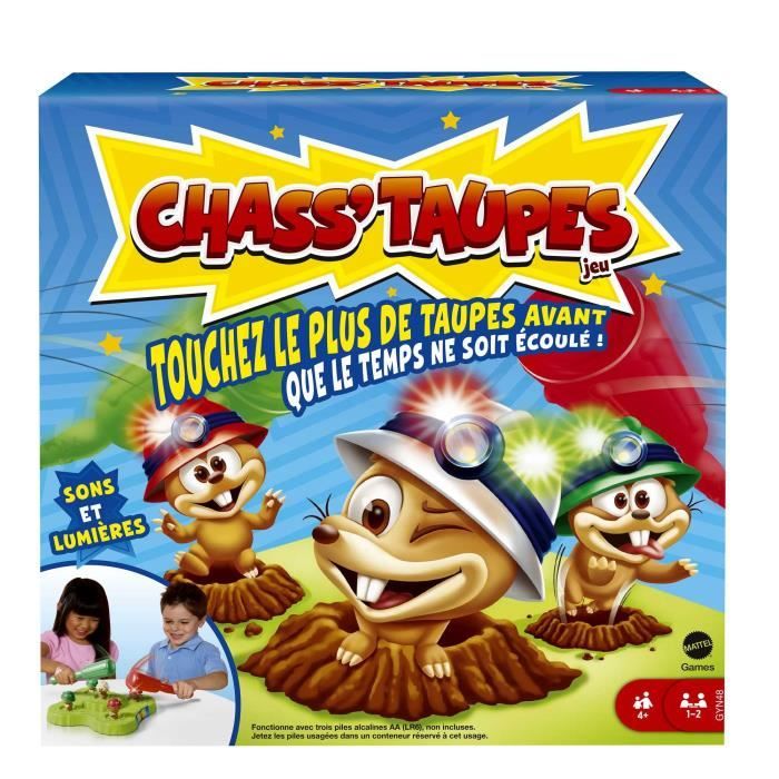 CHASS'TAUPES Children's board game - 1 or 2 players - 4 years old and over