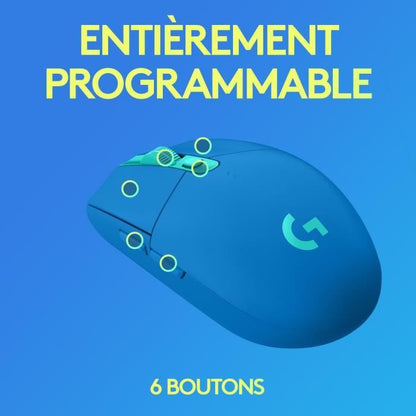 Wireless Gaming Mouse - LOGITECH G - G305 - LIGHTSPEED - 250h battery life - Blue