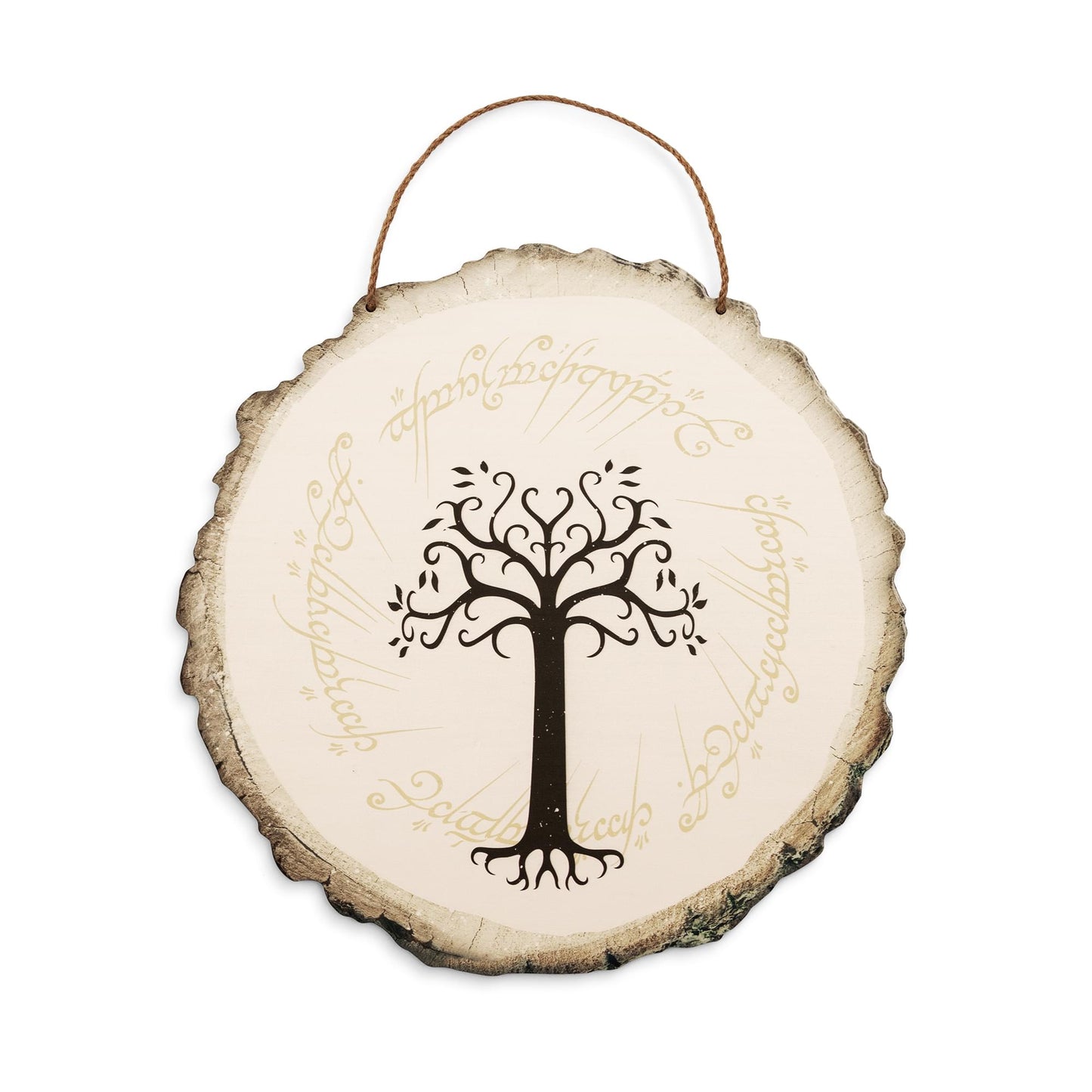 The Lord Of The Rings White Tree Of Gondor Hanging Wall Sign | 15 x 15 Inches