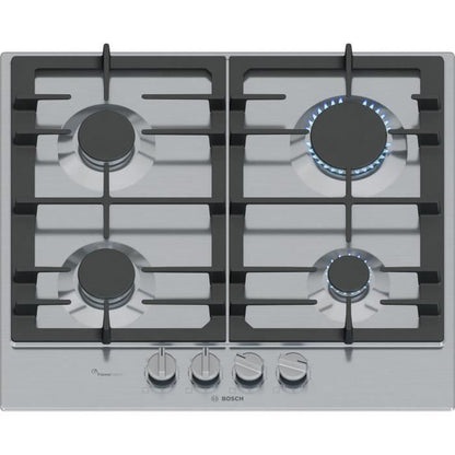 Gas hob - BOSCH Series 6 - 4 burners - 52 x 58.2 x 4.5 cm - PCP6A5I90 - Stainless steel