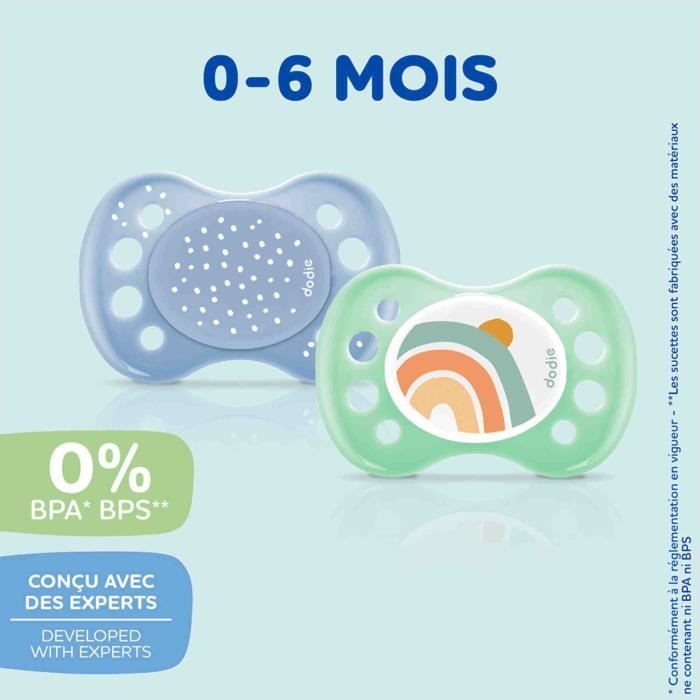 DODIE MAM Pacifiers 0-6 Months Anatomical X3 ES2