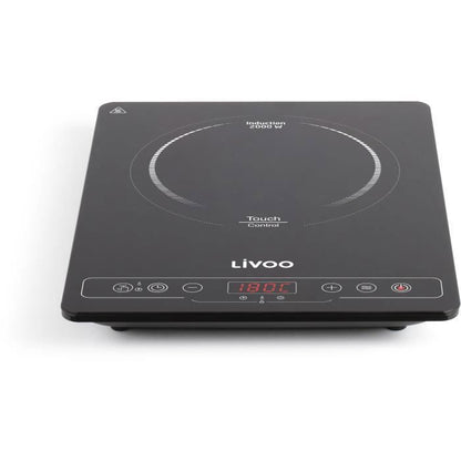 Livoo Doc235 Simple induction plate - 22cm - from 60 ° to 240 ° - Black