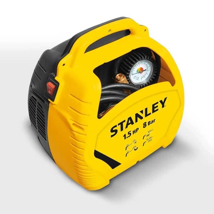 Stanley Air compressor without tank + Air Kit Inflage Kit - 1.5 CV
