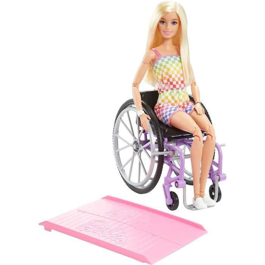 Barbie - Barbie Blonde wheelchair - Doll - 3 years old and +