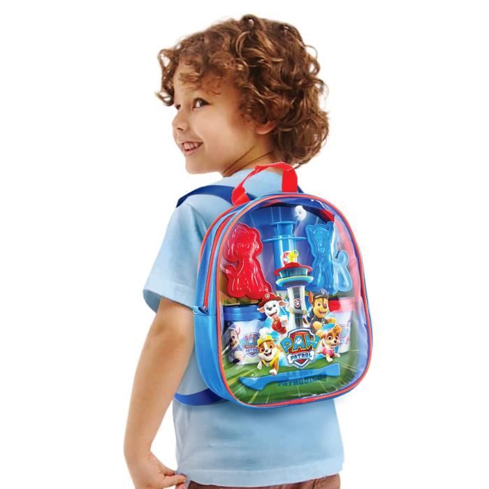 Pat Patrol - Backpack filled with modeling clay and accessories - Creative Leisure - PPC 031 - Canal Toys
