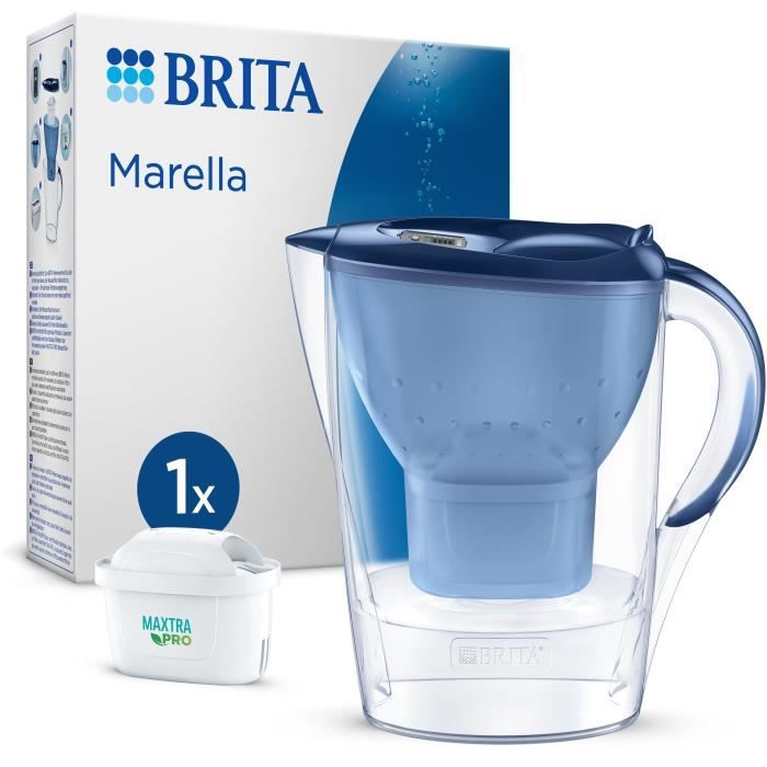 Brita Carafe filter Marella Bleue (2.4l) included 1 Maxtra Pro all-in-1 cartridge