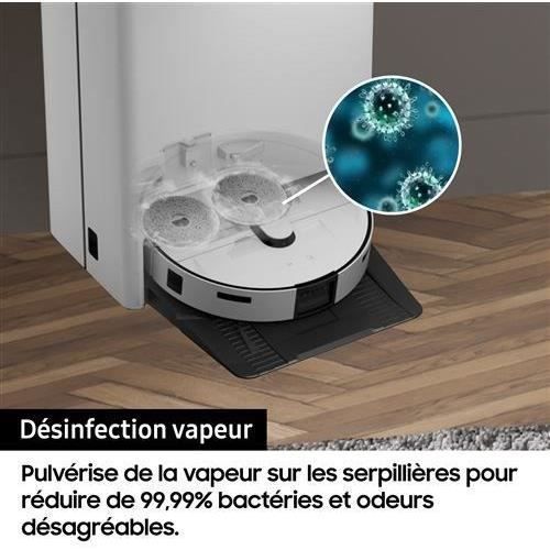 Samsung Jet Bot Combo VR7MD96B14G Robot Vacuum Cleaner - White - 2-year warranty