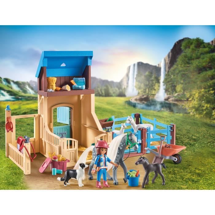PLAYMOBIL 71353 Amelia & Whisper with horse box - Horses of waterfal - Ages 5 and up