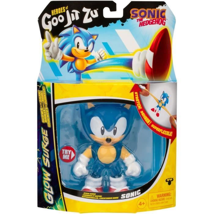 Sonic Glow Surge 13cm - HERoeS OF GOO JIT ZU - SONIC - Luminous and extendable figure