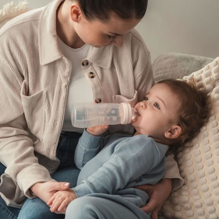 Baby bottle - MAM BABY - Easy Active - +6 months - 330 ml - X flow teat - Berry
