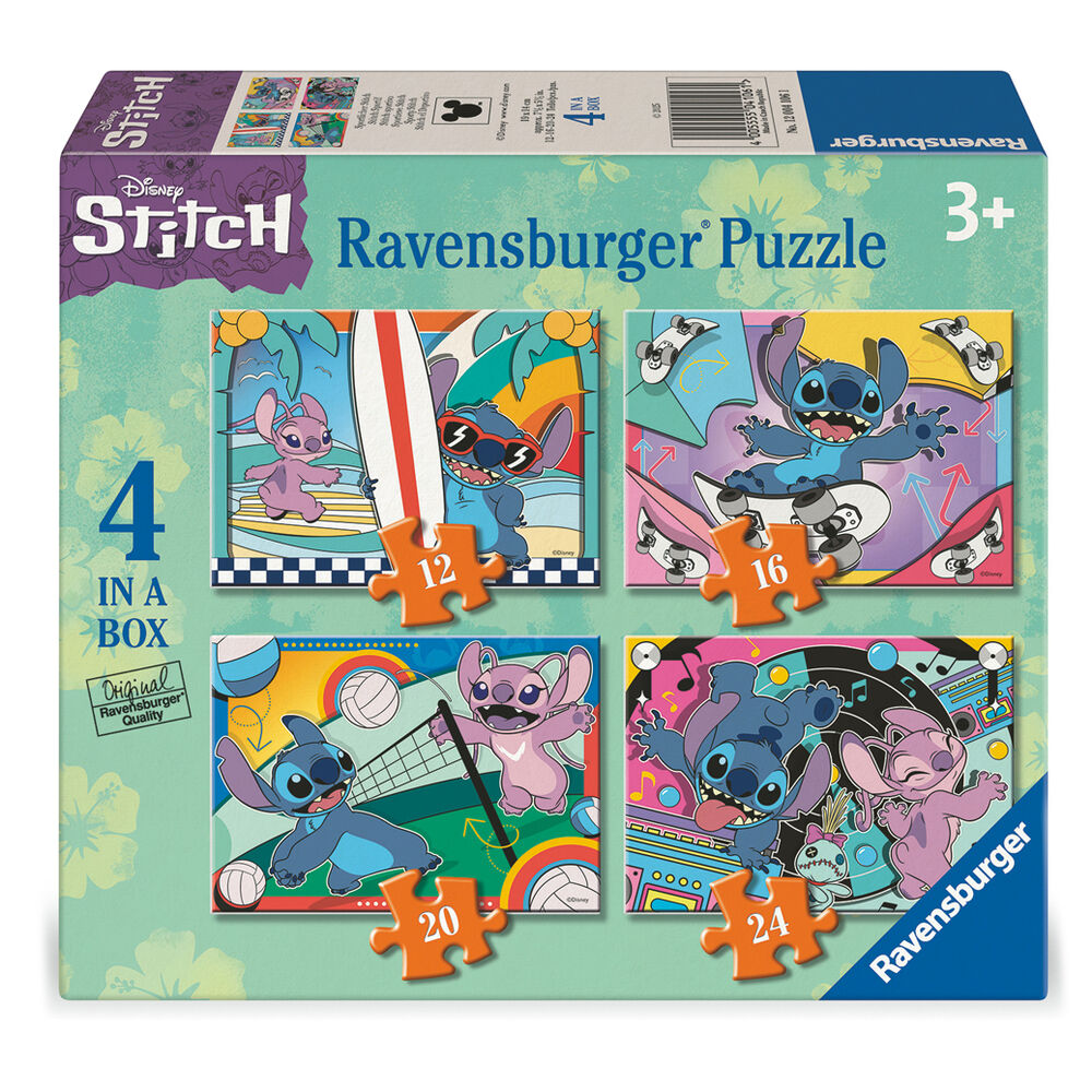 Disney Stitch puzzle 12-16-20-24pcs