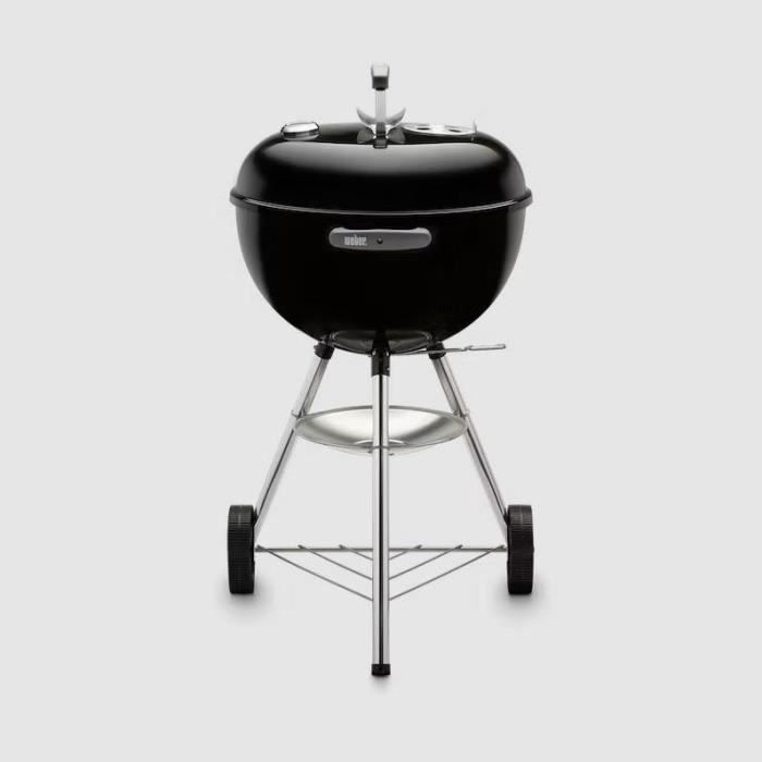 Charcoal barbecue - WEBER - Classic Kettle - Enamelled steel - Diameter 47 cm - Integrated thermometer