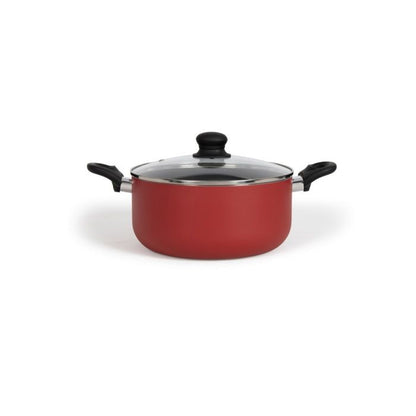 24 cm Dutch oven - LIVOO - MEP150R - Non-stick without PFOA or PFOS - Silicone handles - Suitable for all hobs including induction