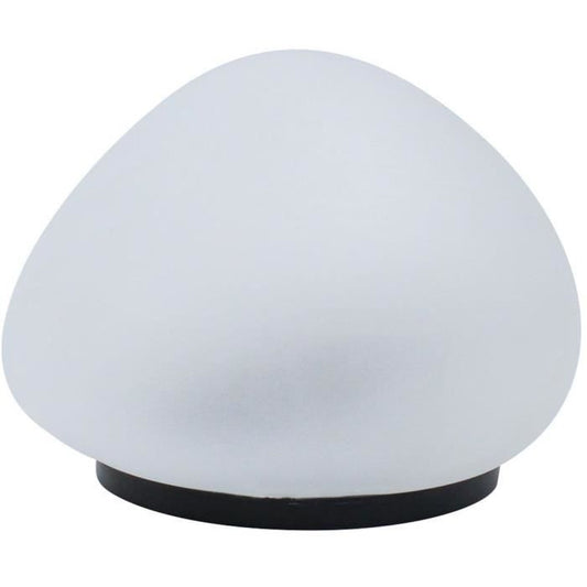 Decorative pebble solar lamp - LUMISKY - SOLENZARA - Ø16 cm - white LED