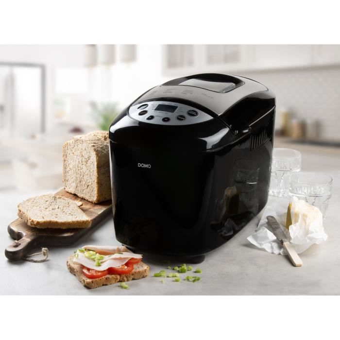 XL automatic bread machine - DOMO - B3977 - 850 W - 17 programs - LCD screen