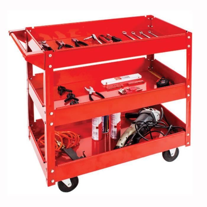 3-tray workshop trolley - DOMAC - Store your tools easily, and above all, find them easily! Ideal for individuals