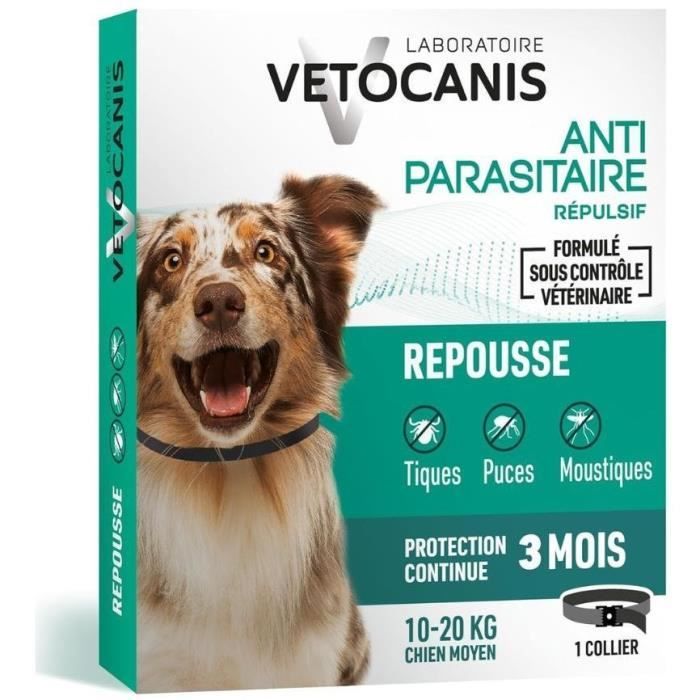 VETOCANIS Pest Control Collar - Medium Dog
