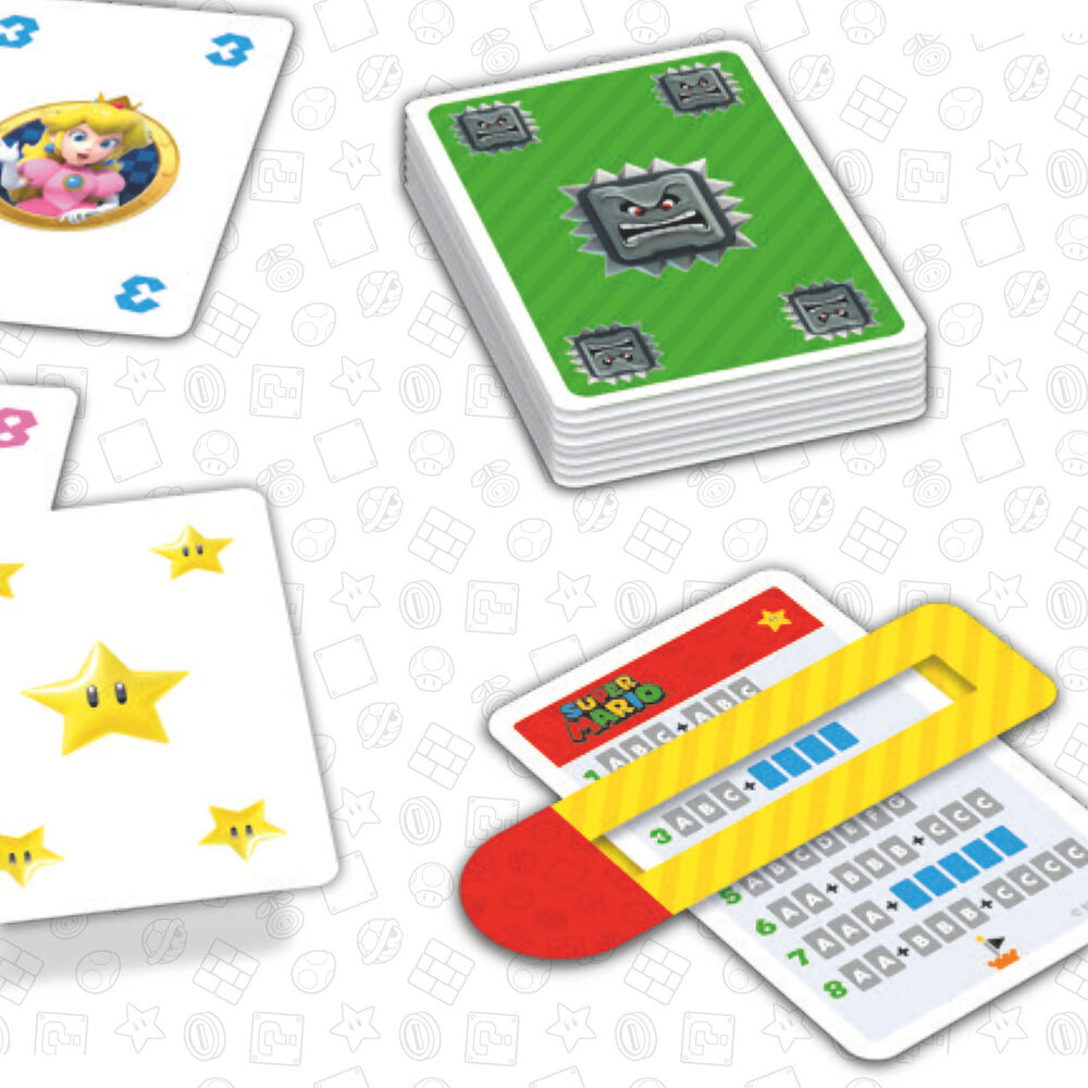 Super Mario Bros Level 8 card game