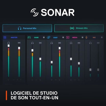 Studio quality XLR Gaming Microphone - STEELSERIES - ALIAS PRO - Black