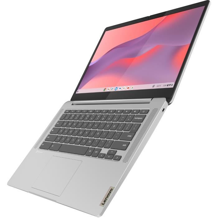 LENOVO IdeaPad Slim 3 14M868 Chromebook Laptop | Chrome OS - 14'' FHD - MT8186 - 4GB RAM - 64GB storage - AZERTY