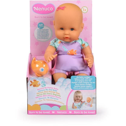 Baby doll and her fish - GPTOYS - NENUCO - My first bath - NFN88 - 35 cm - From 10 months