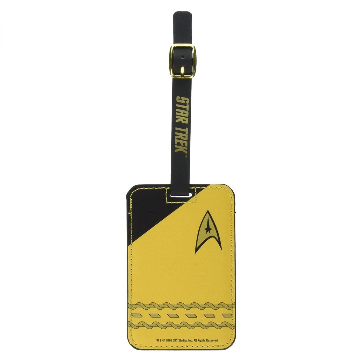 Star Trek Gold Uniform Luggage Tag