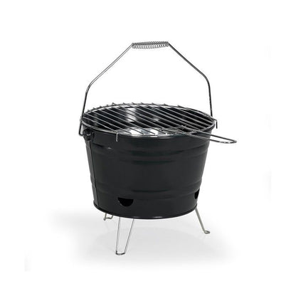 Portable charcoal barbecue - LIVOO - DOC327N - Stainless steel - Cooking surface ø27 cm - Height 24 cm