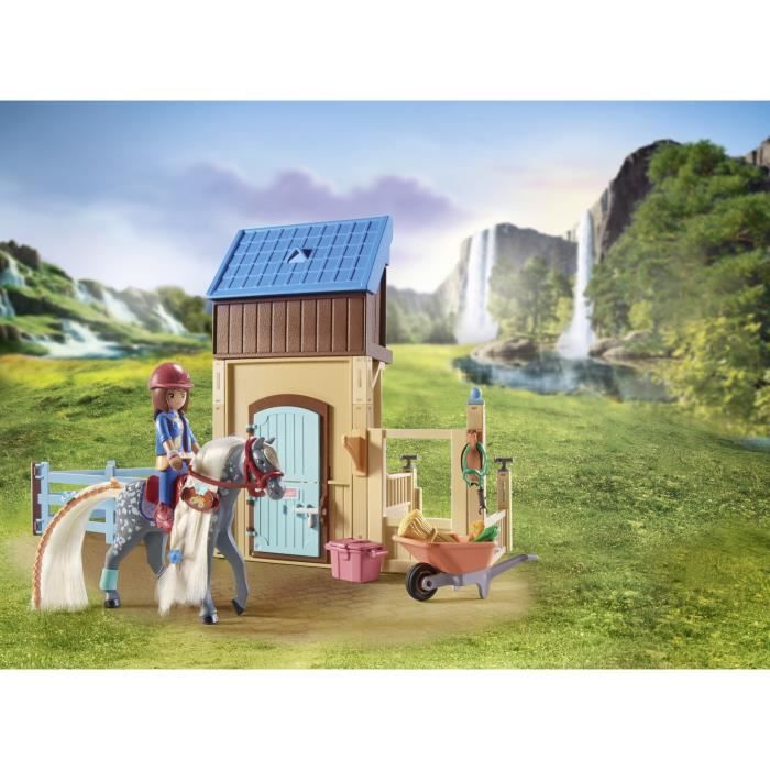 PLAYMOBIL 71353 Amelia & Whisper with horse box - Horses of waterfal - Ages 5 and up