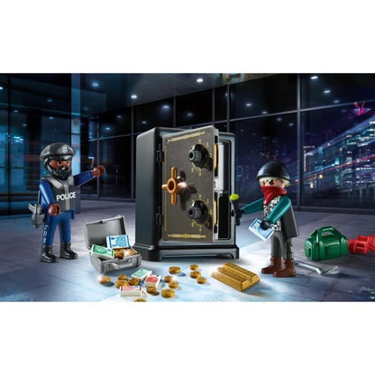 PLAYMOBIL - 70908 - Starter Pack Police Safe Burglar