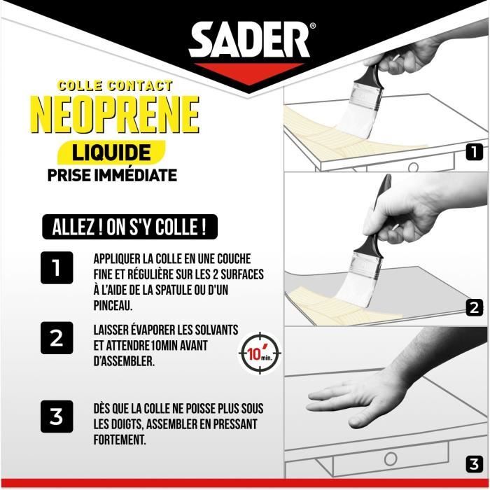 SADER Neoprene Liquid Contact Liquid Metal Box - 250 ml
