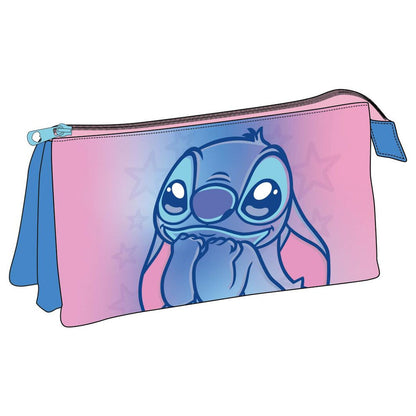Disney Stitch triple pencil case