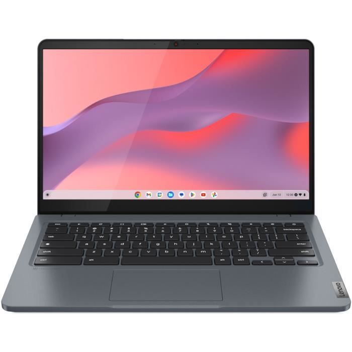 Chromebook Plus Computer LENOVO IdeaPad 3 14IAN8 | 14'' FHD - Intel i3 N305 - 8 GB RAM - 128 GB SSD - Chrome OS - AZERTY