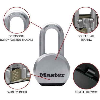 Master Lock High Safety Cades [A key] [stainless steel] [long handle] [exterior] m830eurdlh