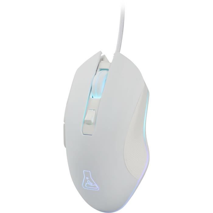Wired Gaming Mouse - THE G-LAB - KULT HELIUM - White