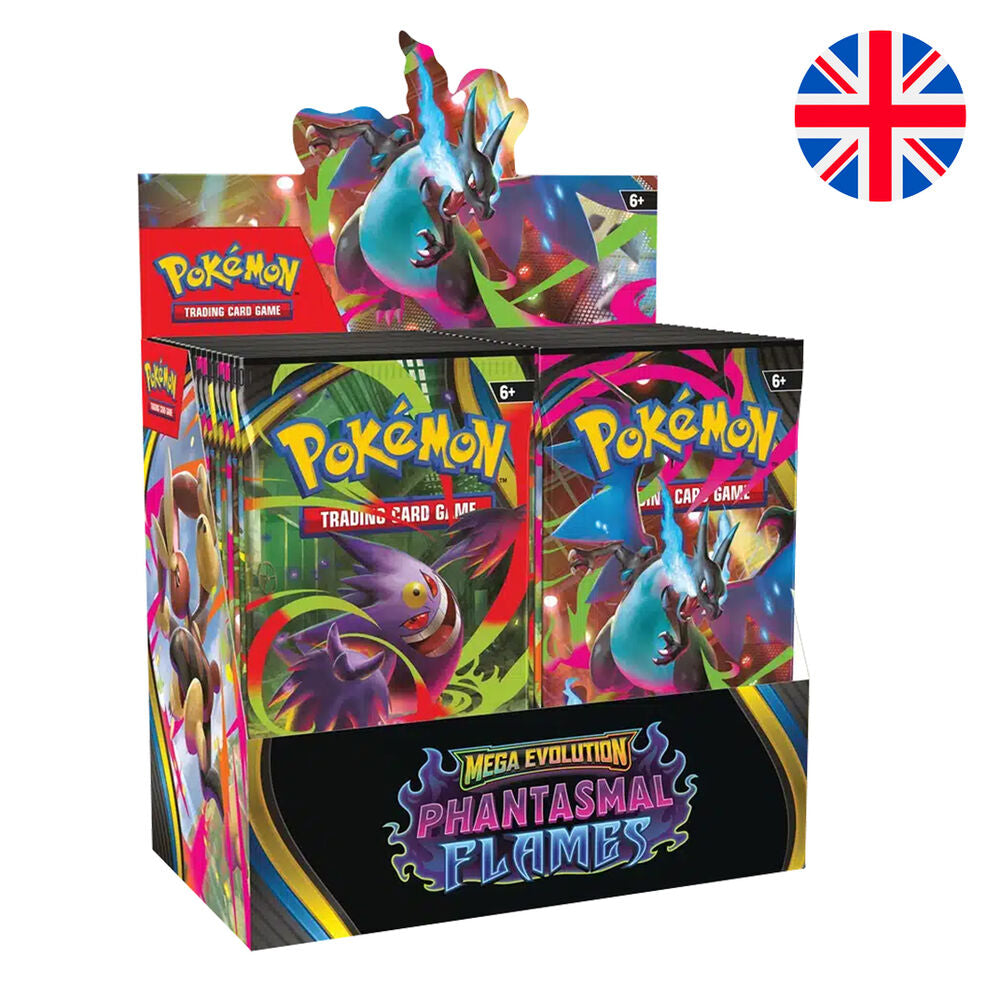 English Pokemon Phantasmal Flames Boosters Collectible card game