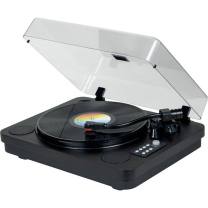 Bluetooth vinyl turntable - THOMSON - TT650BT - USB recording - 2 speakers - Black