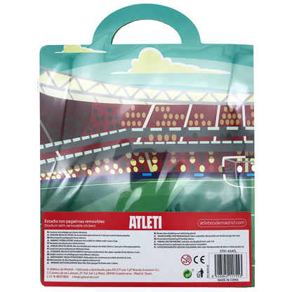 Atletico de Madrid reusable stadium 3D stickers book