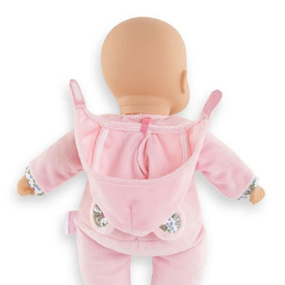 My Doudou COROLLE - Pti' Coeur Ours Rose - 30 cm - small baby doll - vanilla scent - from 9 months