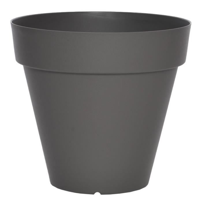 Riviera SOLEILLA FLOWER POT - ROUND - Ø 39.2 x 35.8 cm -glittergris