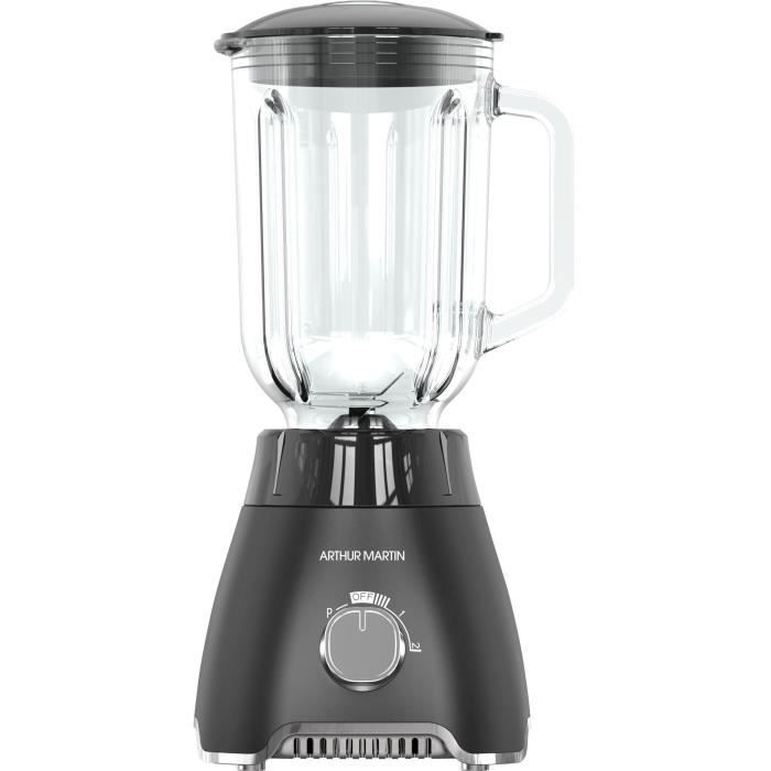 Glass blender - ARTHUR MARTIN - AMPB40 - 1.5L - 400W - 2 speeds + pulse