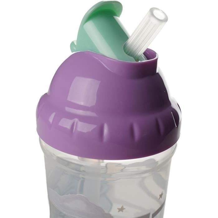 Straw cup - THERMOBABY - 295 ml - Leak-proof - Lilo & Stitch